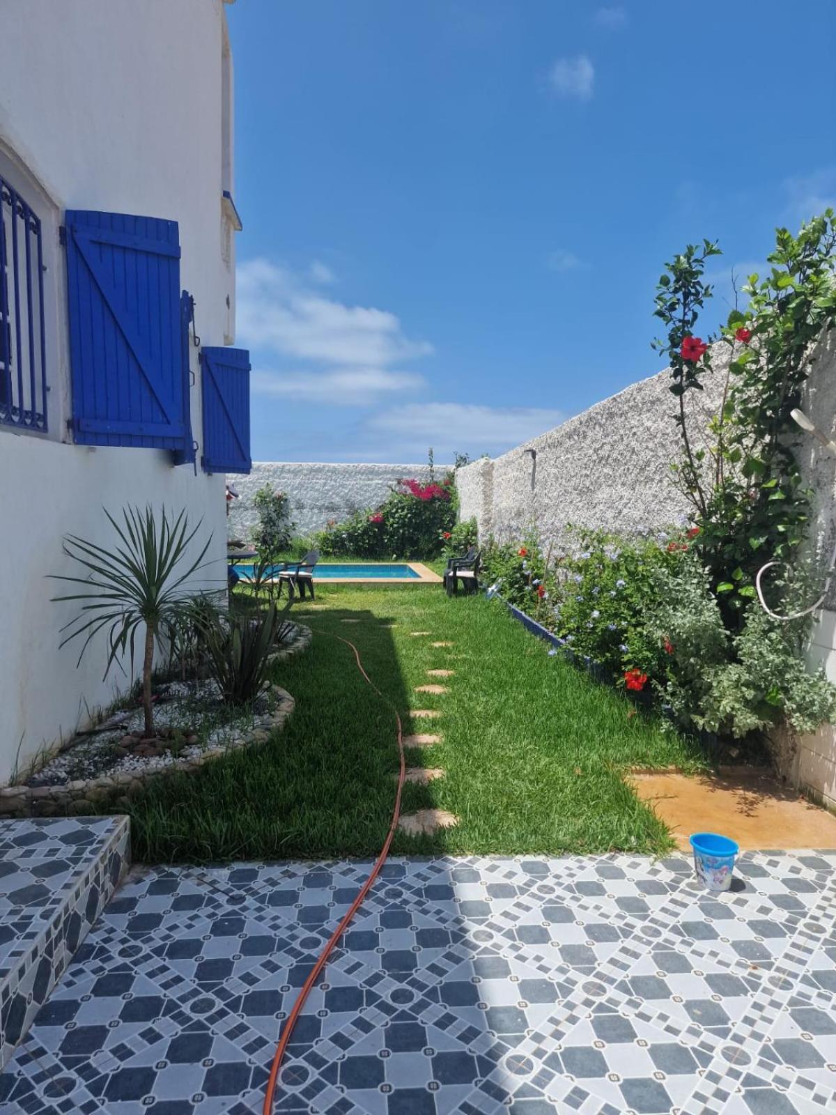 La Petite Villa Avec Piscine Pieds Dans L'Eau Sidi Rahal  Eksteriør bilde