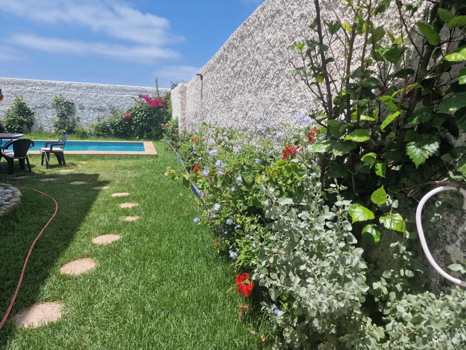 La Petite Villa Avec Piscine Pieds Dans L'Eau Sidi Rahal  Eksteriør bilde